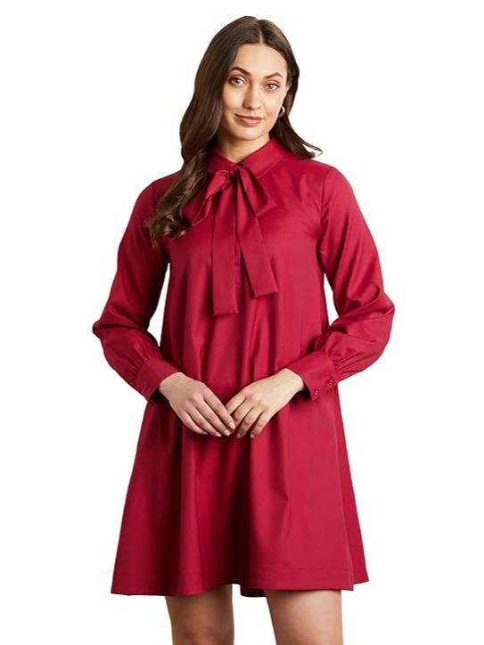 Symbol-Premium-Women-s-A-Line-Flared-Dress